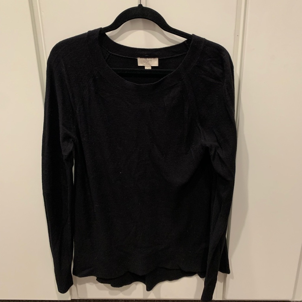 Loft outlet black sweater